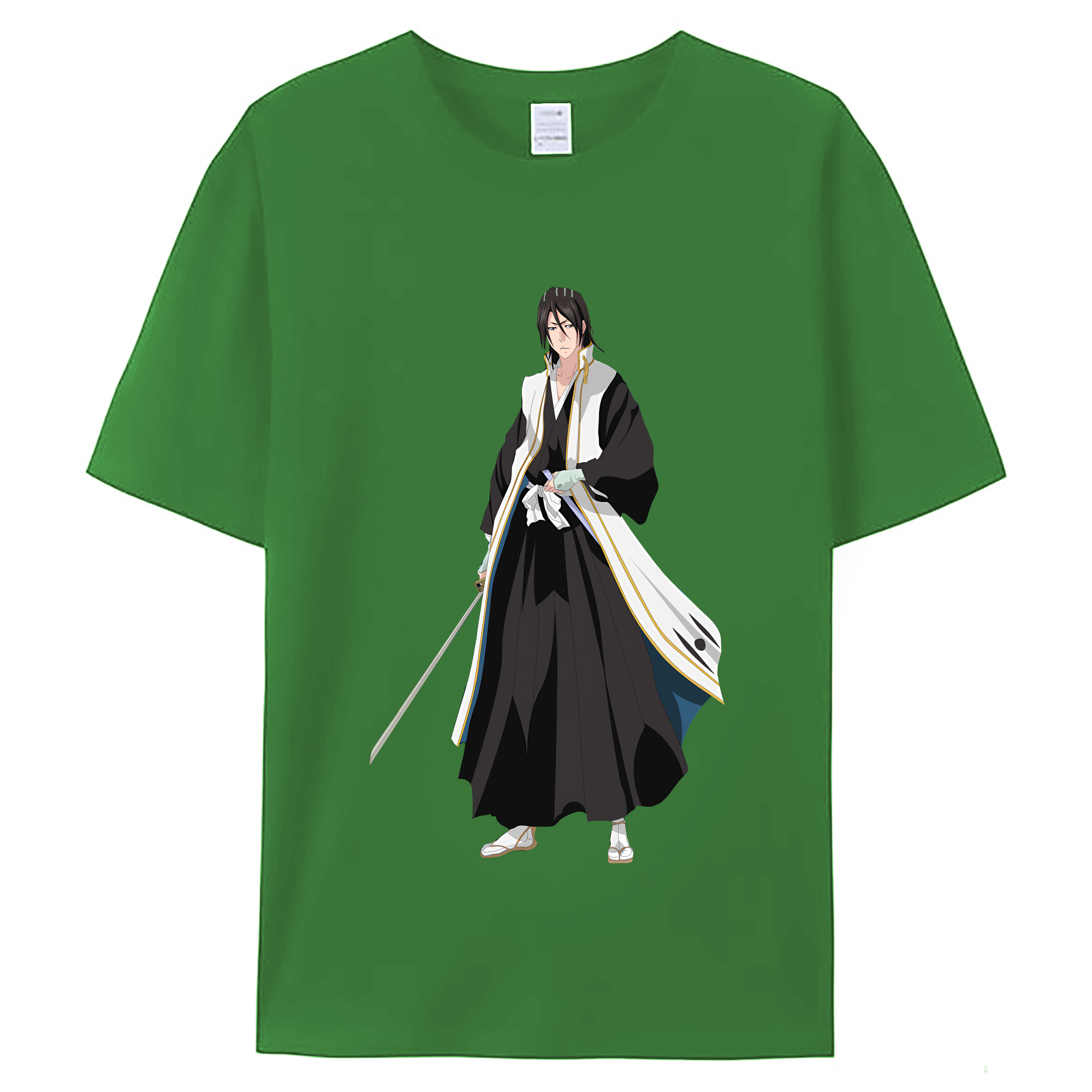 （画像用） ブリーチ くちき びゃくや BLEACH Kuchiki Byakuya レディースカジュアルプリントTシャツ（綿100％）